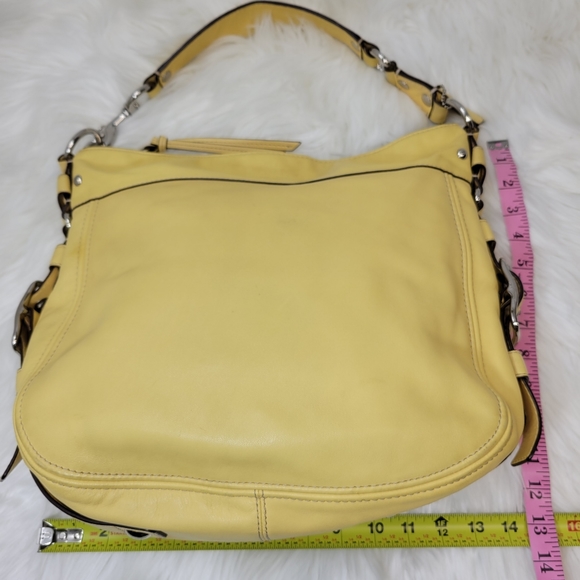 Coach Zoe genuine leather boho shoulder bucket bag - Picture 9 of 9